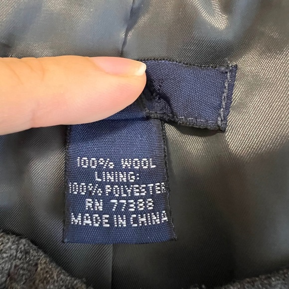 J. Crew Gray 100% Wool Cropped Blazer Jacket Size 0 - Picture 5 of 9